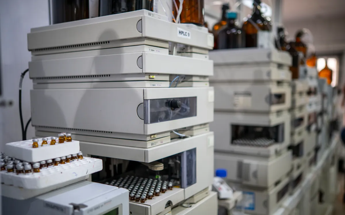 Cromatógrafos líquidos del laboratorio